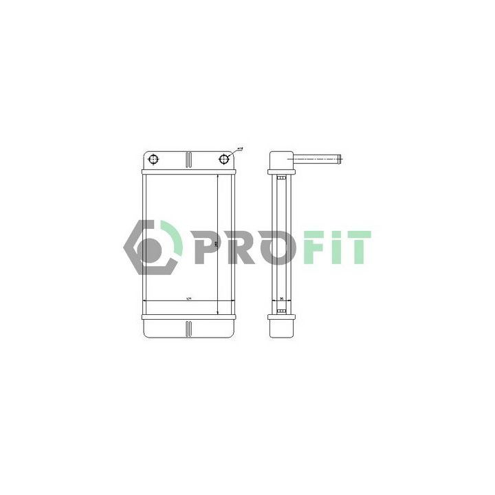 Tarpinis suslėgto oro aušintuvas, kompresorius PROFIT PR 2092T1