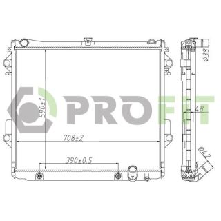 Radiatorius, variklio aušinimas PROFIT 1740-0411