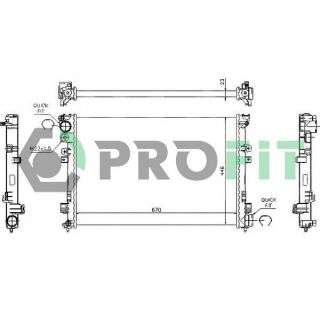 Radiatorius, variklio aušinimas PROFIT PR 0545A1