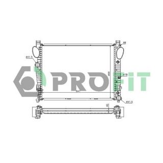 Radiatorius, variklio aušinimas PROFIT PR 3565A1