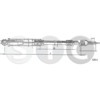 Kabelis, starteris STC T481570