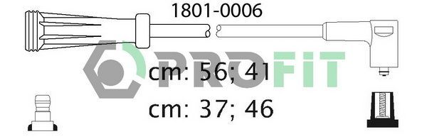 Uždegimo laido komplektas PROFIT 1801-0006