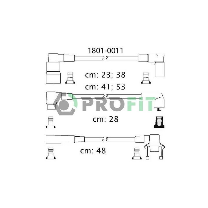 Uždegimo laido komplektas PROFIT 1801-0011