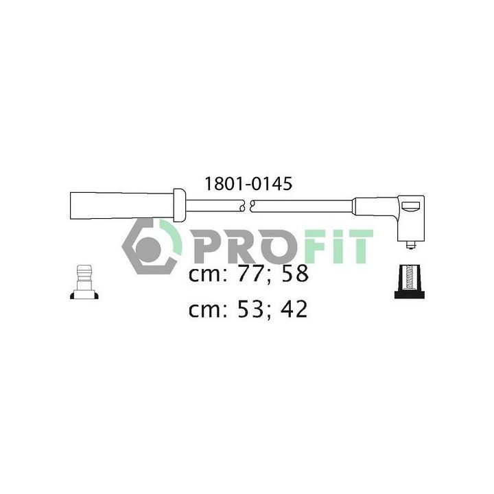 Uždegimo laido komplektas PROFIT 1801-0145