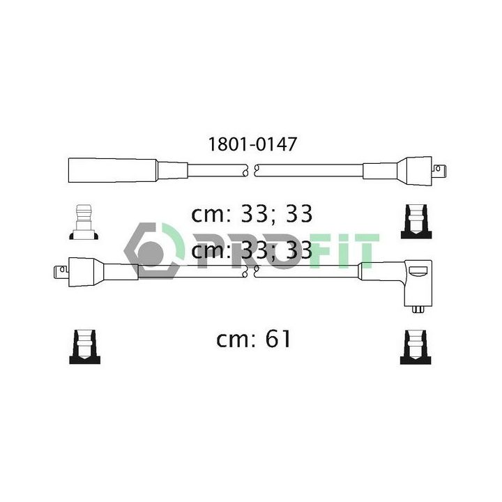 Uždegimo laido komplektas PROFIT 1801-0147