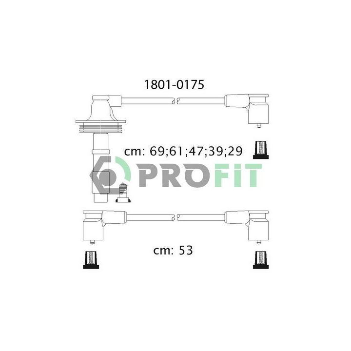Uždegimo laido komplektas PROFIT 1801-0175