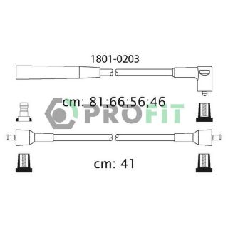 Uždegimo laido komplektas PROFIT 1801-0203