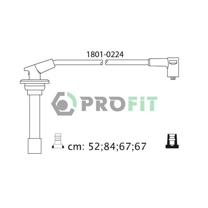 Uždegimo laido komplektas PROFIT 1801-0224
