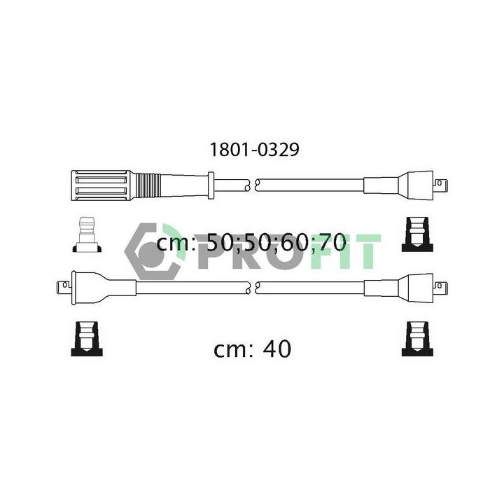 Uždegimo laido komplektas PROFIT 1801-0329