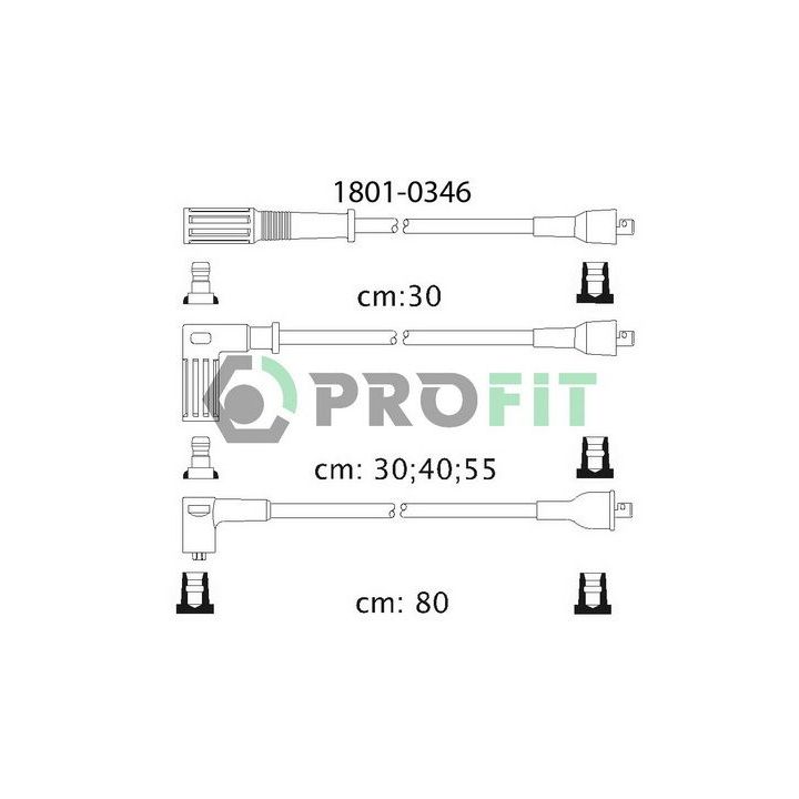 Uždegimo laido komplektas PROFIT 1801-0346