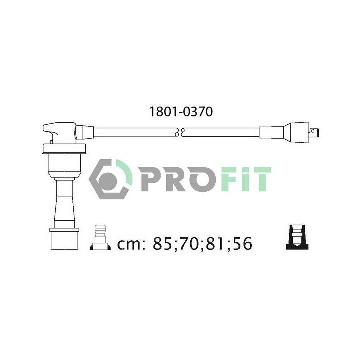 Uždegimo laido komplektas PROFIT 1801-0370