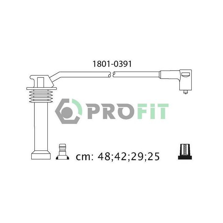 Uždegimo laido komplektas PROFIT 1801-0391