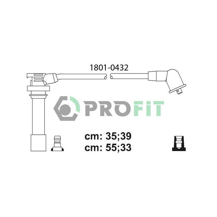 Uždegimo laido komplektas PROFIT 1801-0432