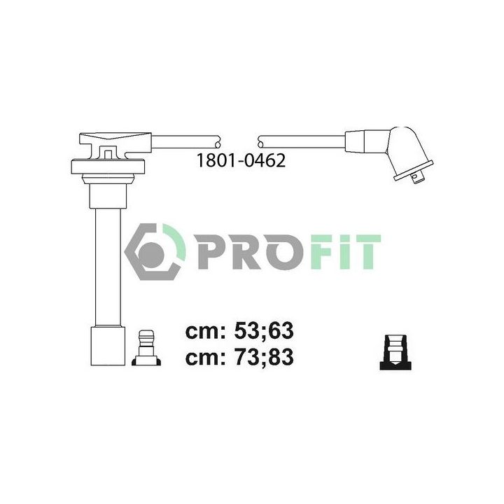 Uždegimo laido komplektas PROFIT 1801-0462