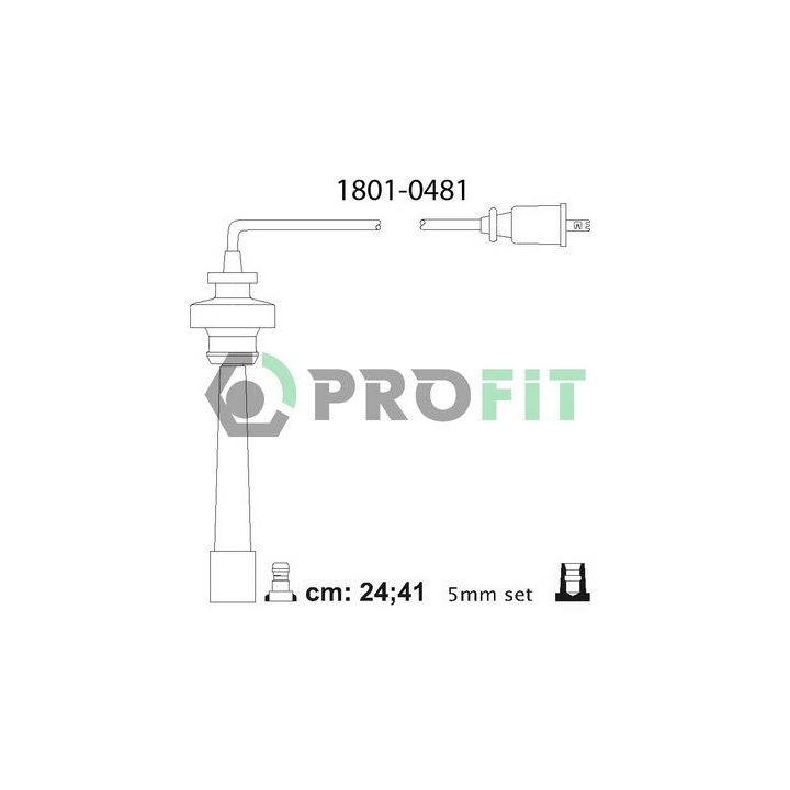 Uždegimo laido komplektas PROFIT 1801-0481