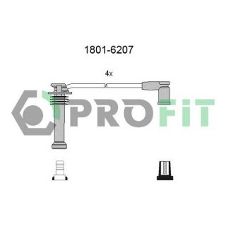Uždegimo laido komplektas PROFIT 1801-6207
