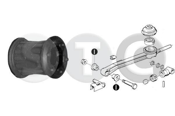 įvorė, pavarų svirtis STC T405791