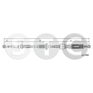 Trosas, neautomatinė transmisija STC T480739