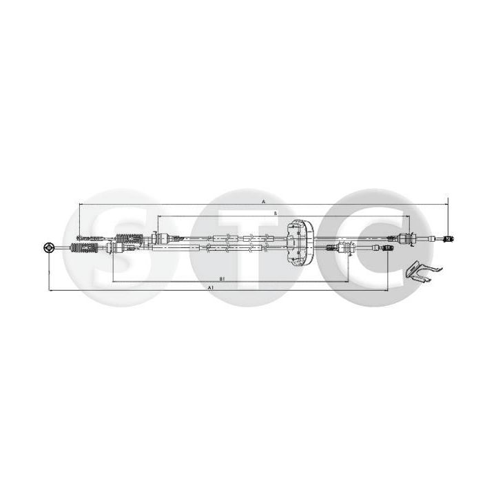Trosas, neautomatinė transmisija STC T482291