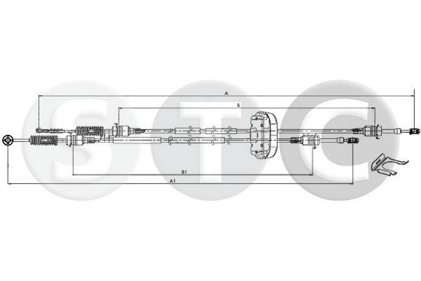 Trosas, neautomatinė transmisija STC T482291