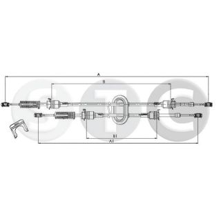 Trosas, neautomatinė transmisija STC T482427