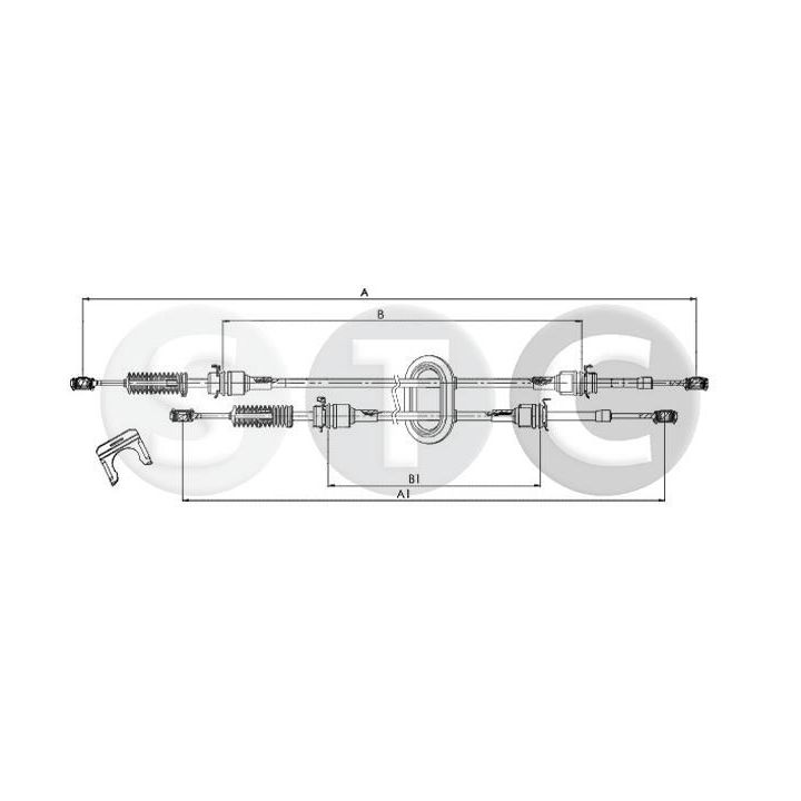 Trosas, neautomatinė transmisija STC T482427