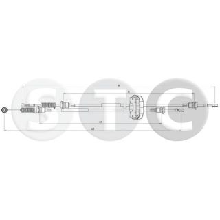 Trosas, neautomatinė transmisija STC T482954