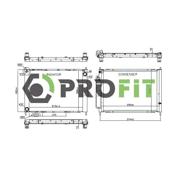 Aušintuvo modulis PROFIT 1740-0185