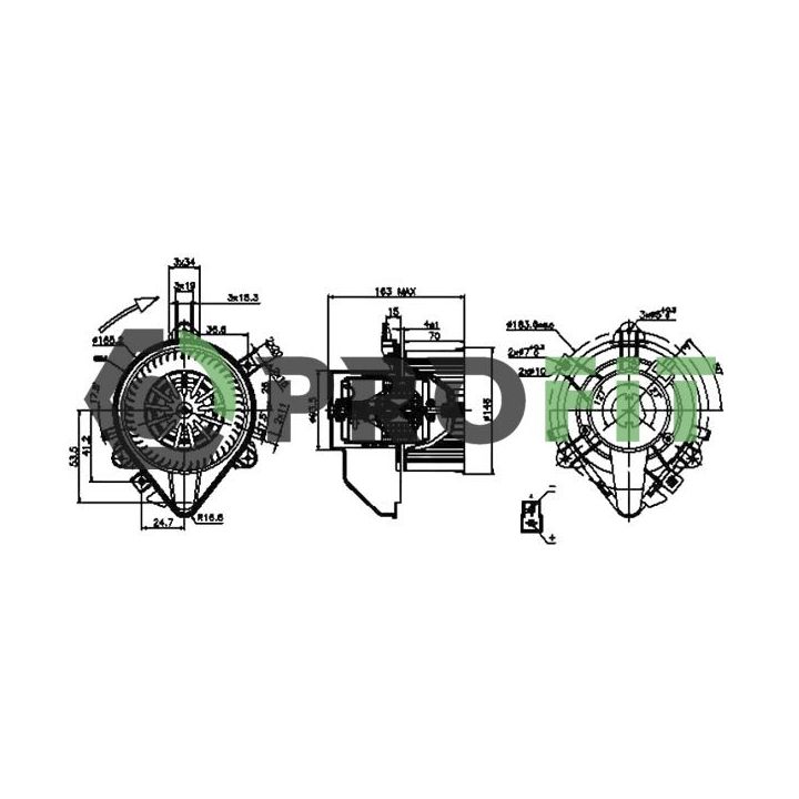 Vidaus pūtiklis PROFIT 1860-0013