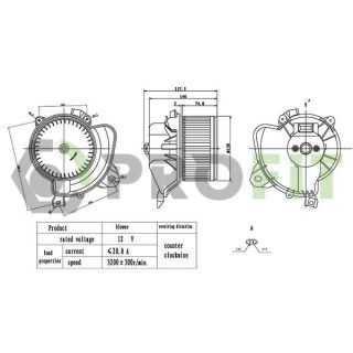 Vidaus pūtiklis PROFIT 1860-0061