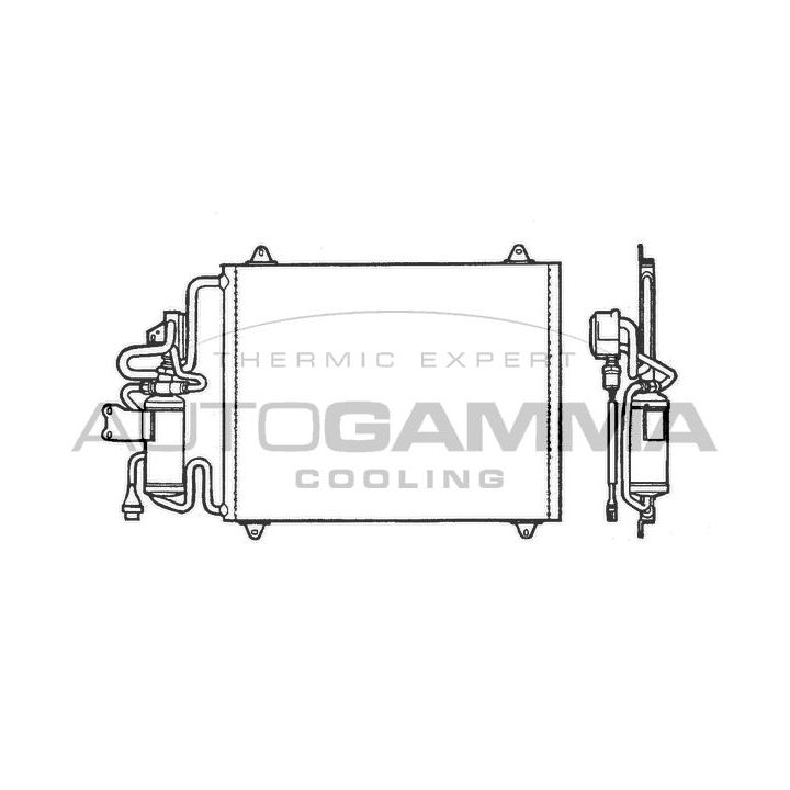Kondensatorius, oro kondicionierius AUTOGAMMA 101808