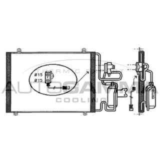 Kondensatorius, oro kondicionierius AUTOGAMMA 101810