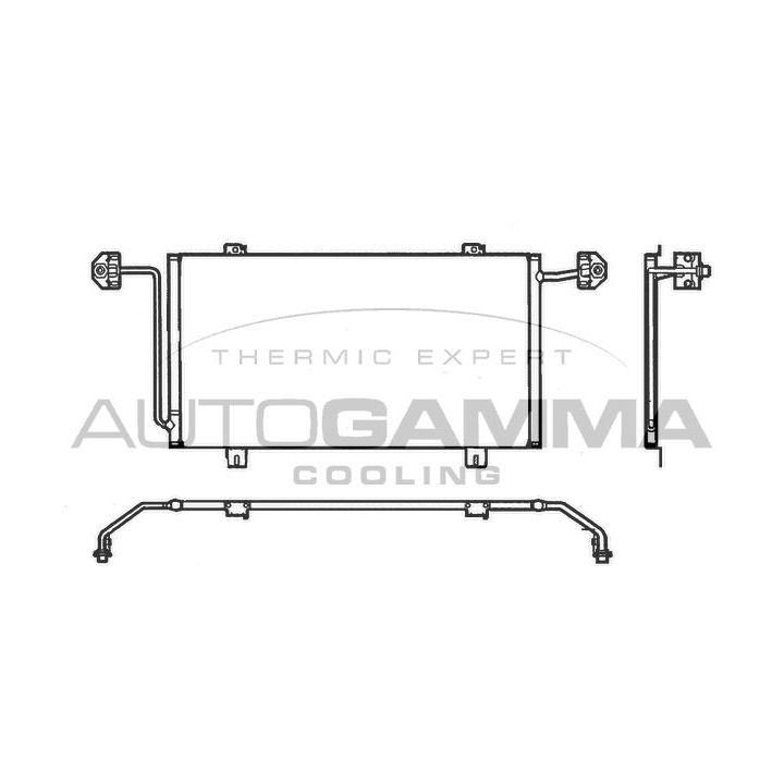 Kondensatorius, oro kondicionierius AUTOGAMMA 102564