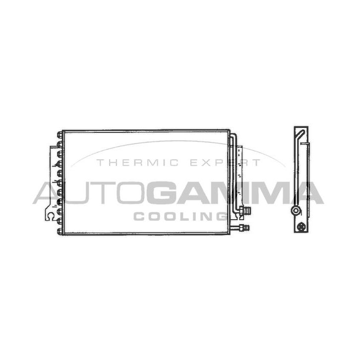 Kondensatorius, oro kondicionierius AUTOGAMMA 102758