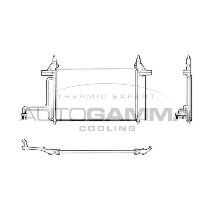 Kondensatorius, oro kondicionierius AUTOGAMMA 103060