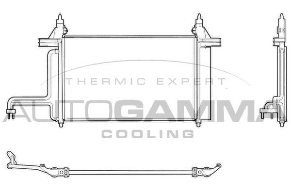 Kondensatorius, oro kondicionierius AUTOGAMMA 103060