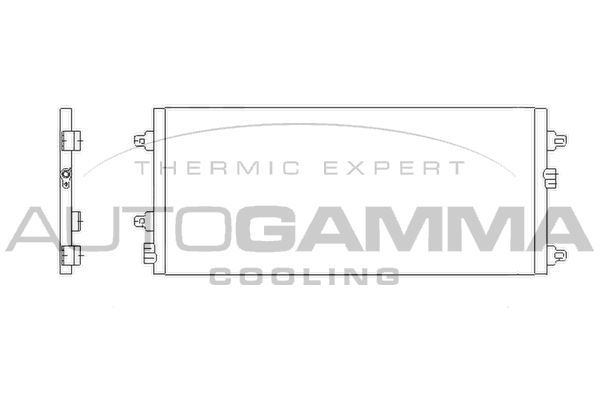 Kondensatorius, oro kondicionierius AUTOGAMMA 103302