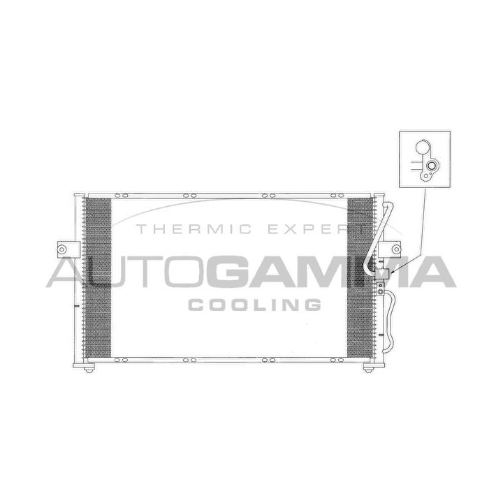 Kondensatorius, oro kondicionierius AUTOGAMMA 103611