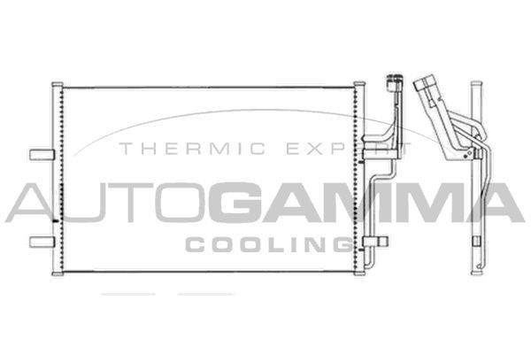 Kondensatorius, oro kondicionierius AUTOGAMMA 103622