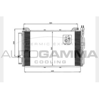 Kondensatorius, oro kondicionierius AUTOGAMMA 103705