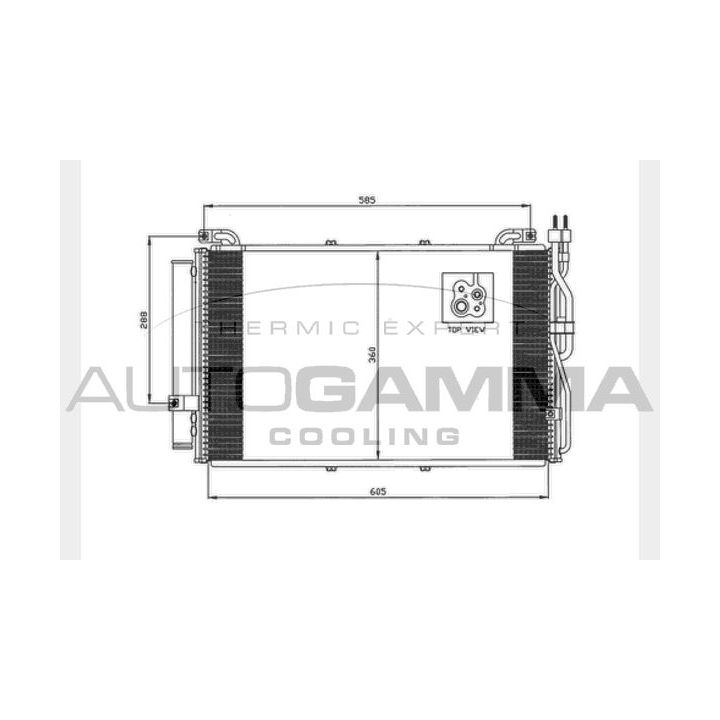 Kondensatorius, oro kondicionierius AUTOGAMMA 103705