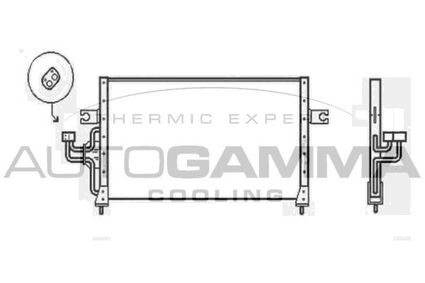 Kondensatorius, oro kondicionierius AUTOGAMMA 103930