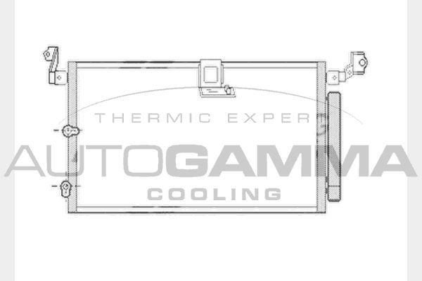 Kondensatorius, oro kondicionierius AUTOGAMMA 104026