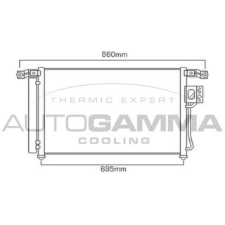 Kondensatorius, oro kondicionierius AUTOGAMMA 104099