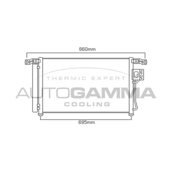Kondensatorius, oro kondicionierius AUTOGAMMA 104099
