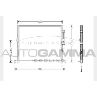 Kondensatorius, oro kondicionierius AUTOGAMMA 104301