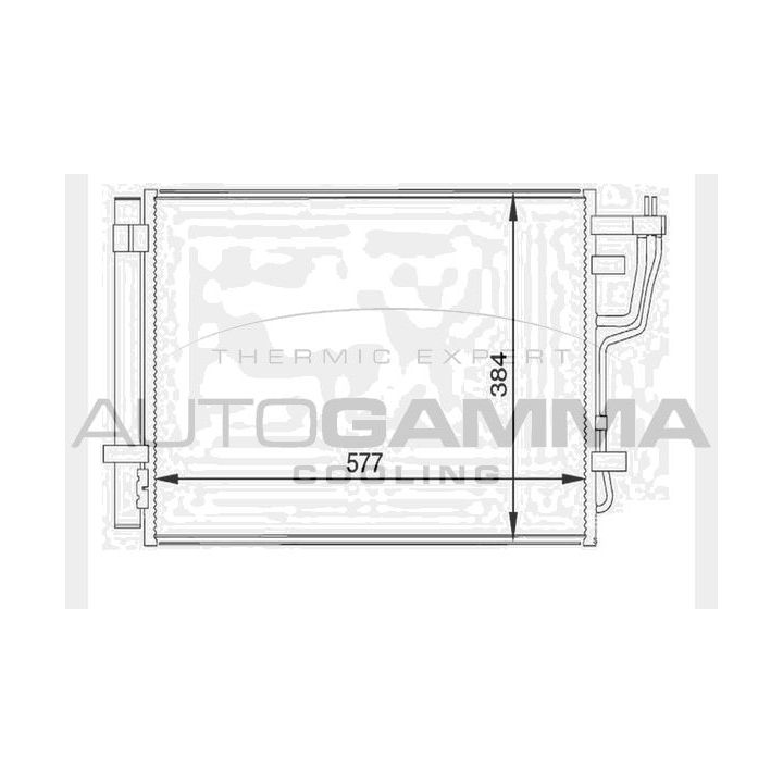 Kondensatorius, oro kondicionierius AUTOGAMMA 104455