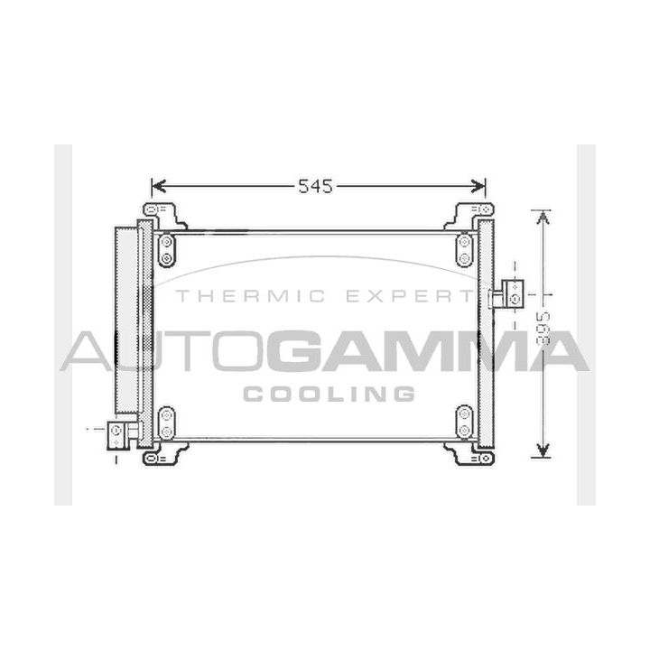 Kondensatorius, oro kondicionierius AUTOGAMMA 104468
