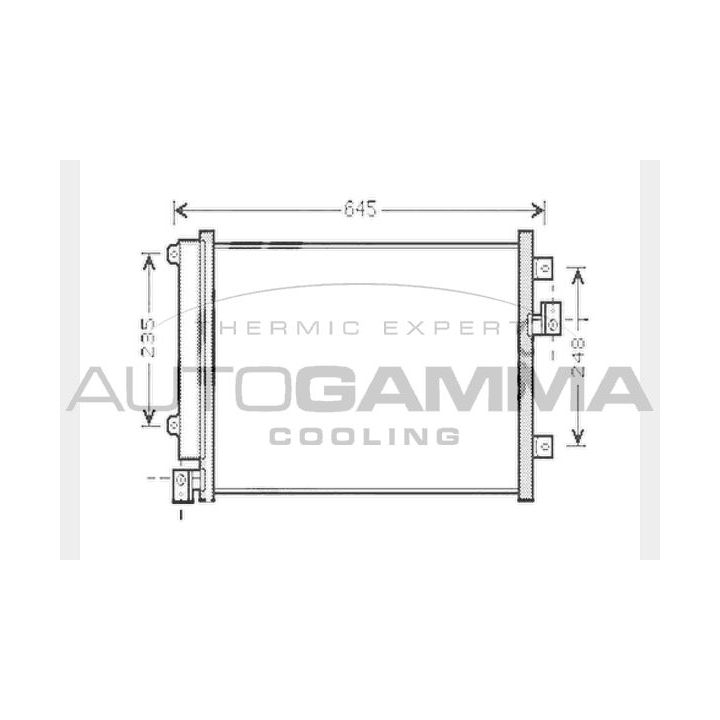 Kondensatorius, oro kondicionierius AUTOGAMMA 104469