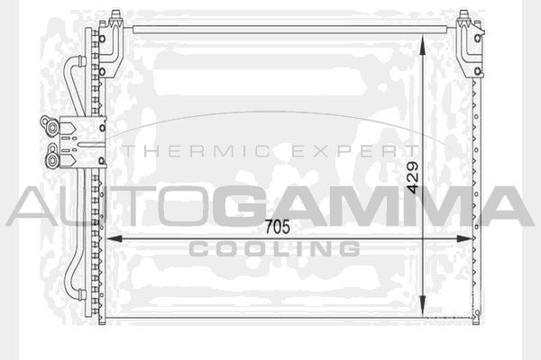 Kondensatorius, oro kondicionierius AUTOGAMMA 104479